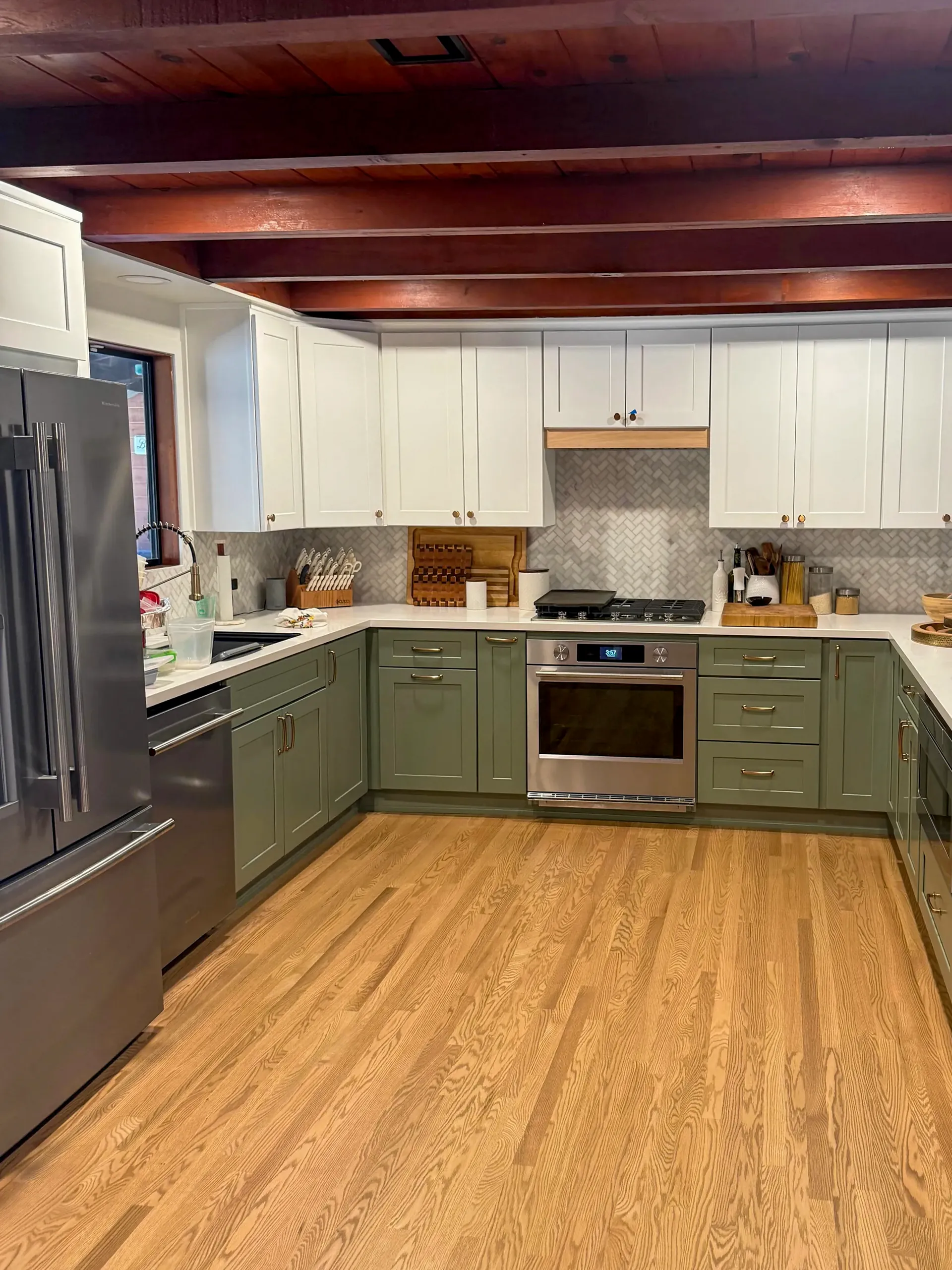 Transitional Farmhouse Kitchen Remodel by Seven Home Improvement Inc. project photo