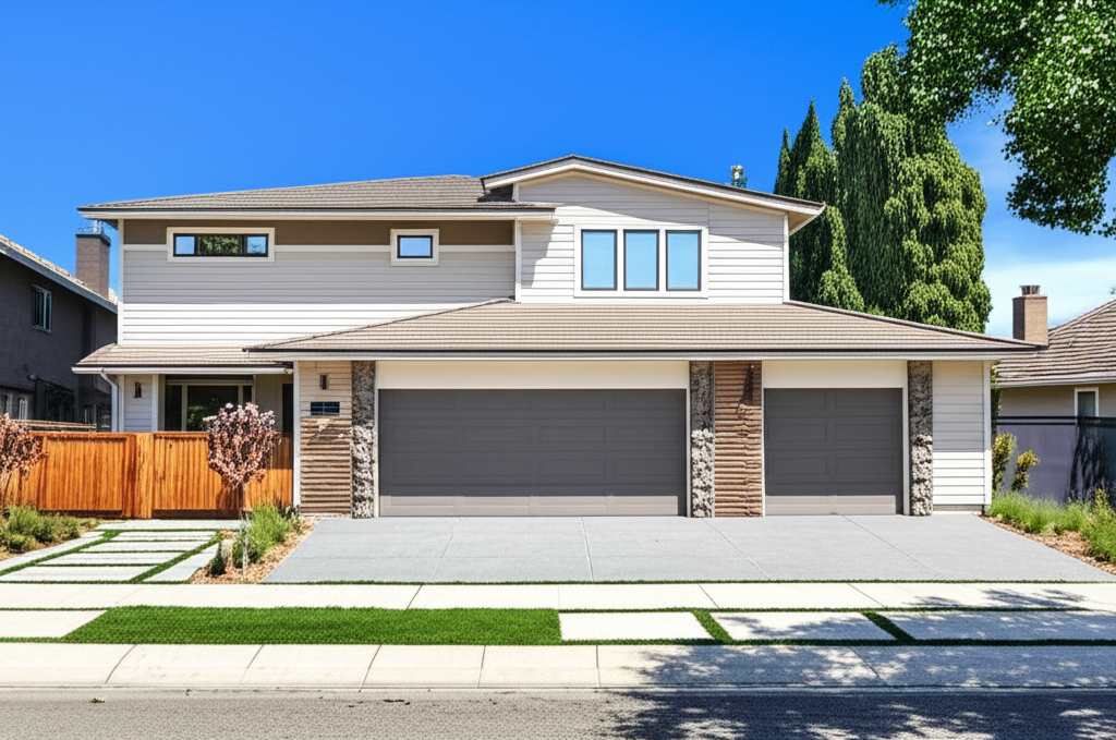 Exterior home renovation