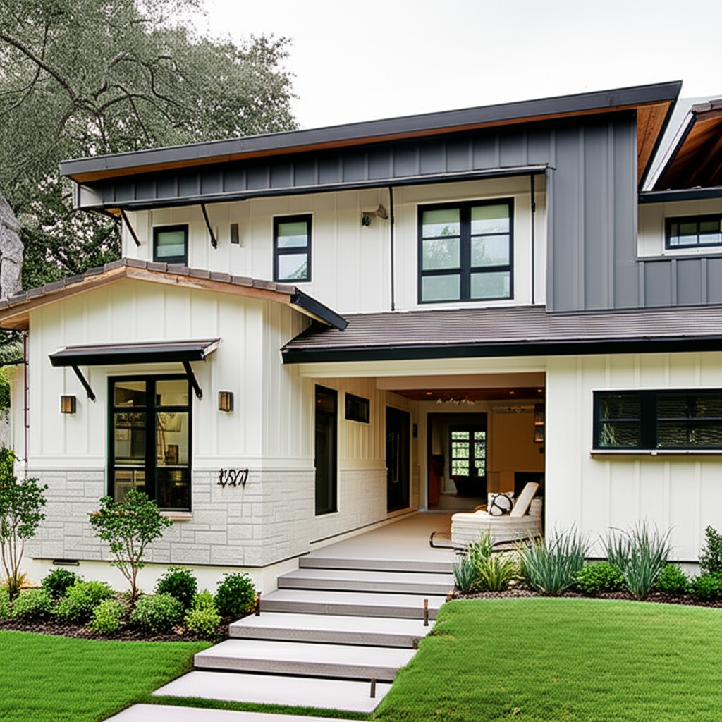 Exterior home renovation