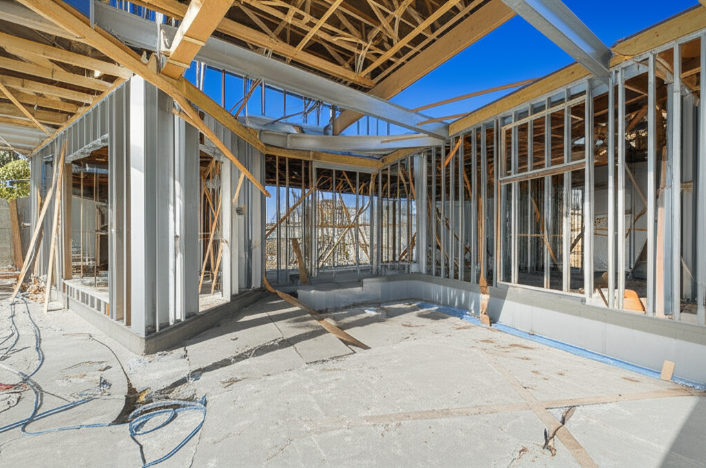 Single-family home construction