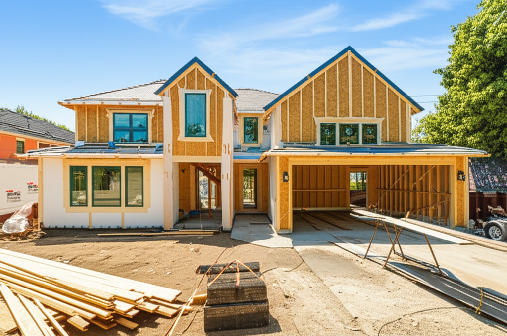 Single-family home construction