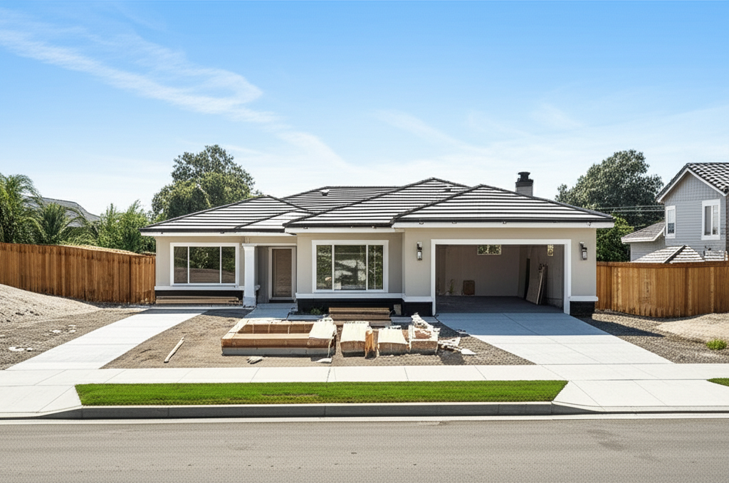 Single-family home construction