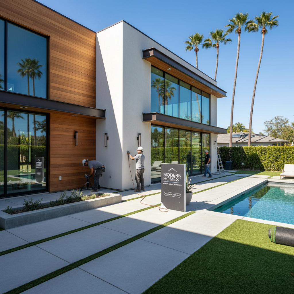 Exterior home renovation