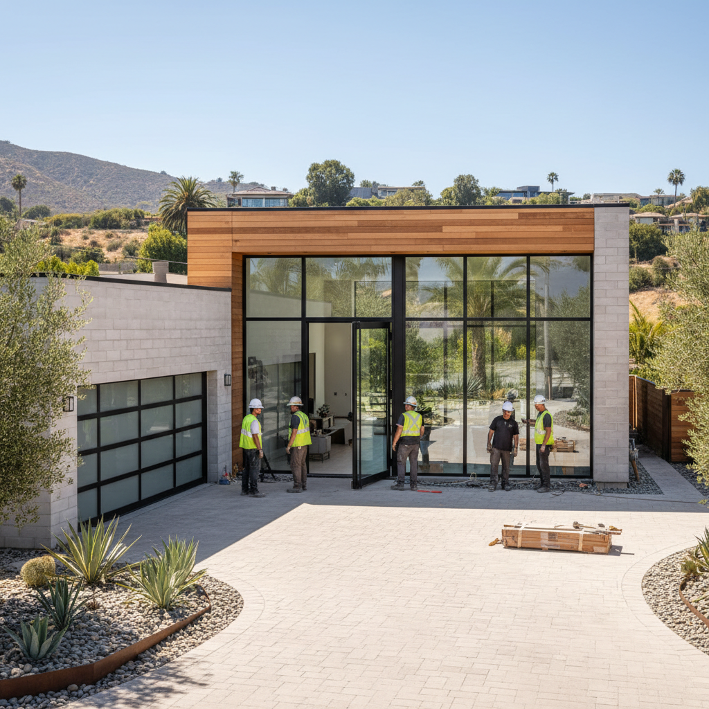 Exterior home renovation