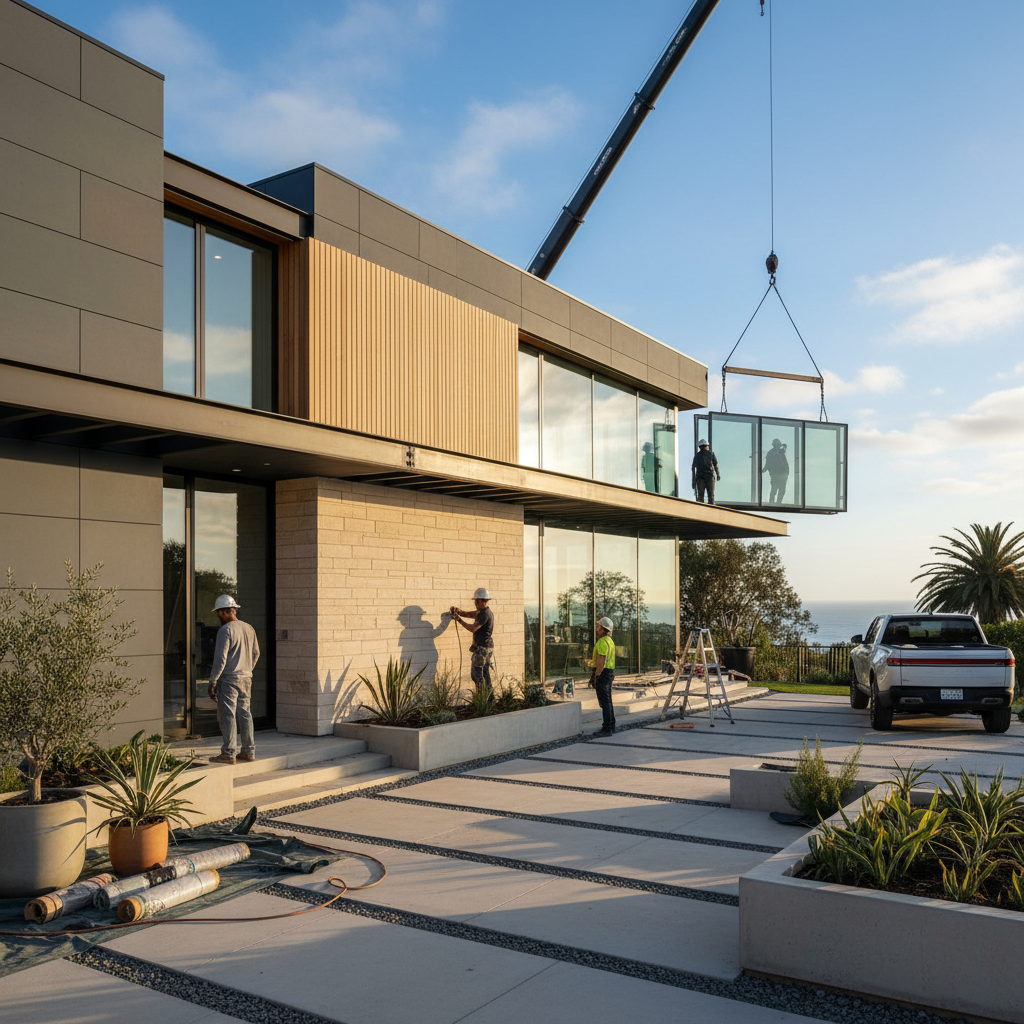 Exterior home renovation