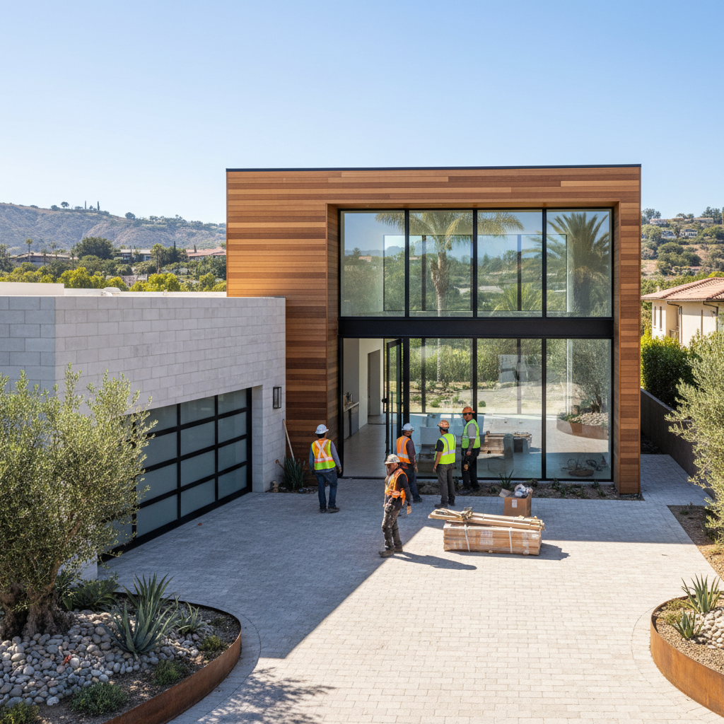 Exterior home renovation