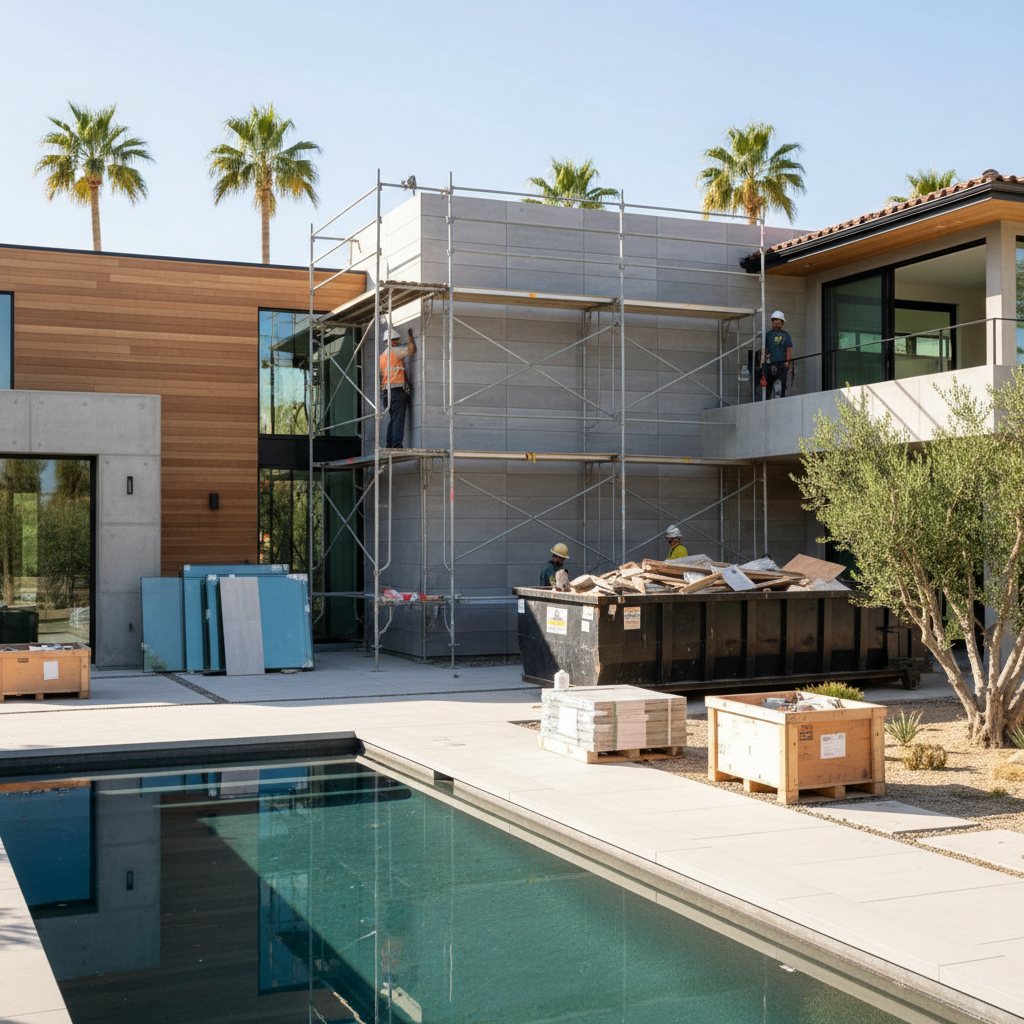 Exterior home renovation