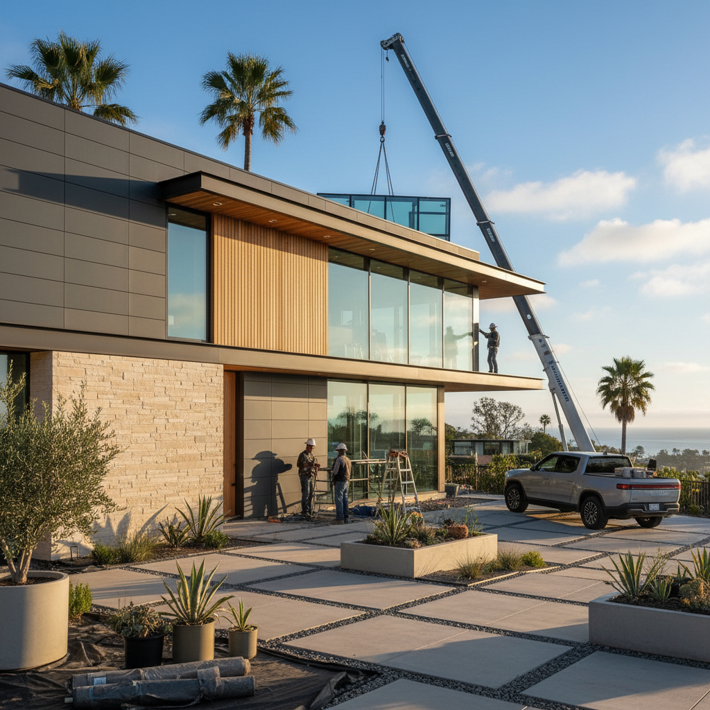 Exterior home renovation