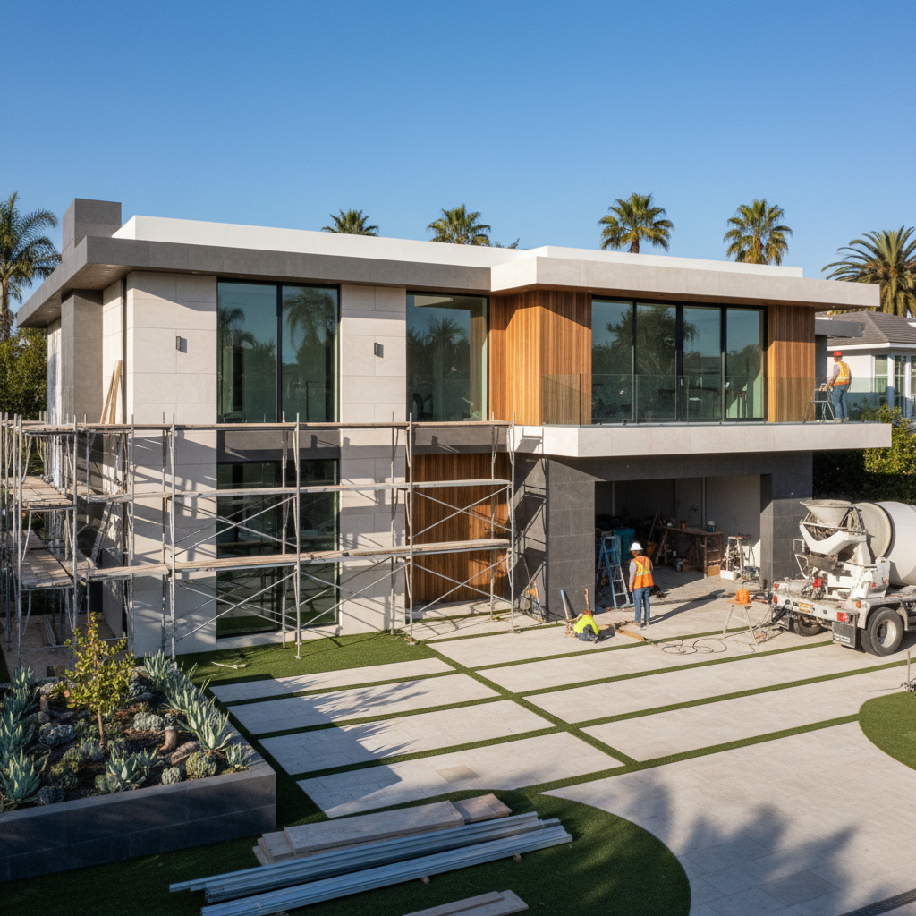 Exterior home renovation