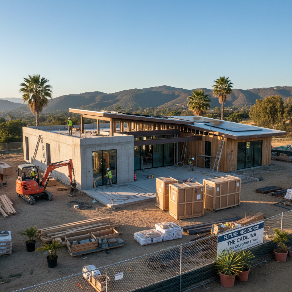 Single-family home construction