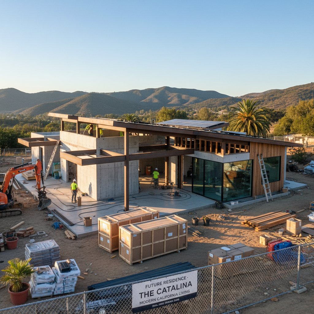 Single-family home construction