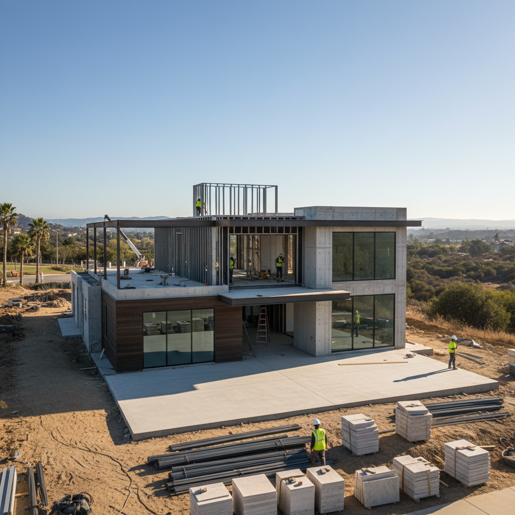 Single-family home construction