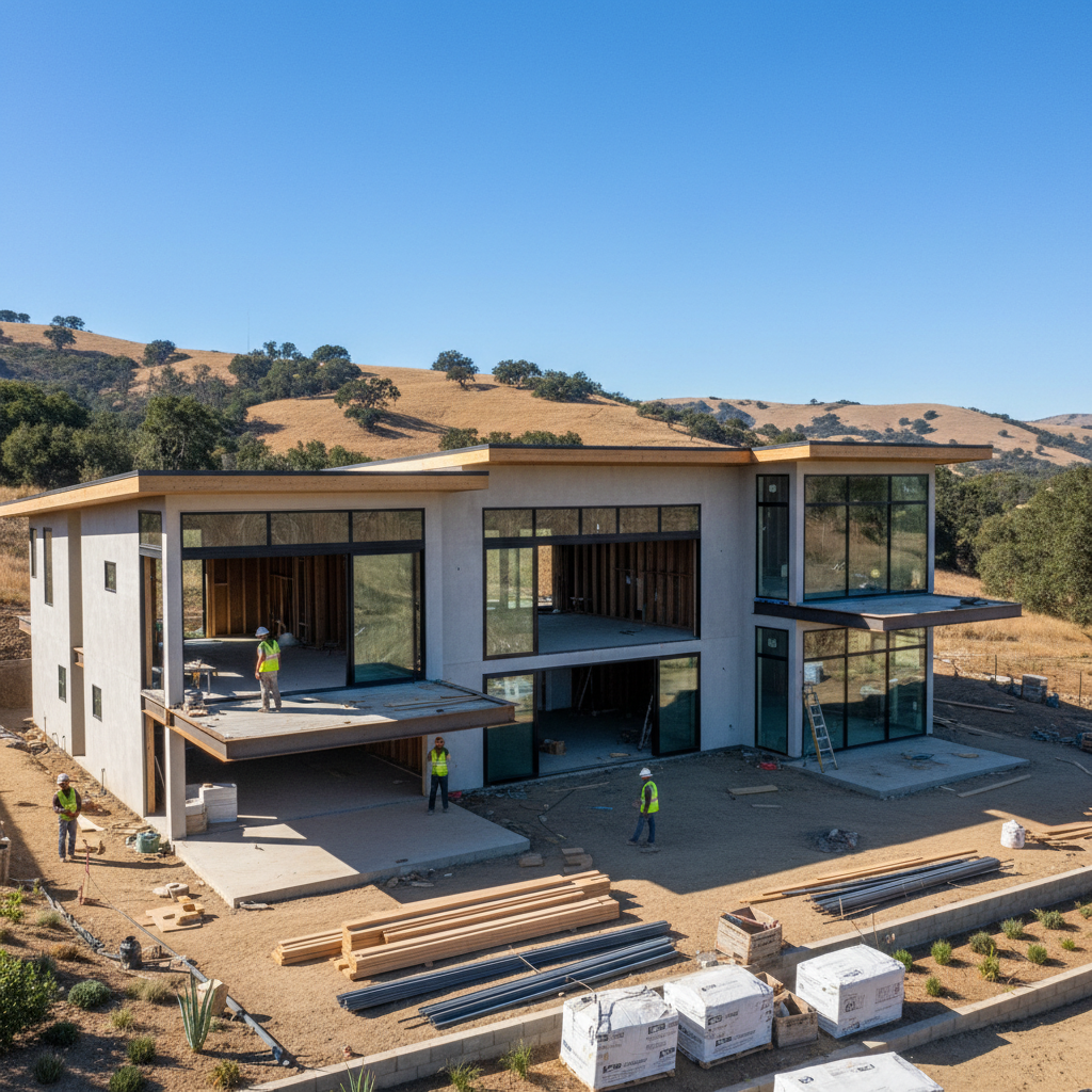 Single-family home construction