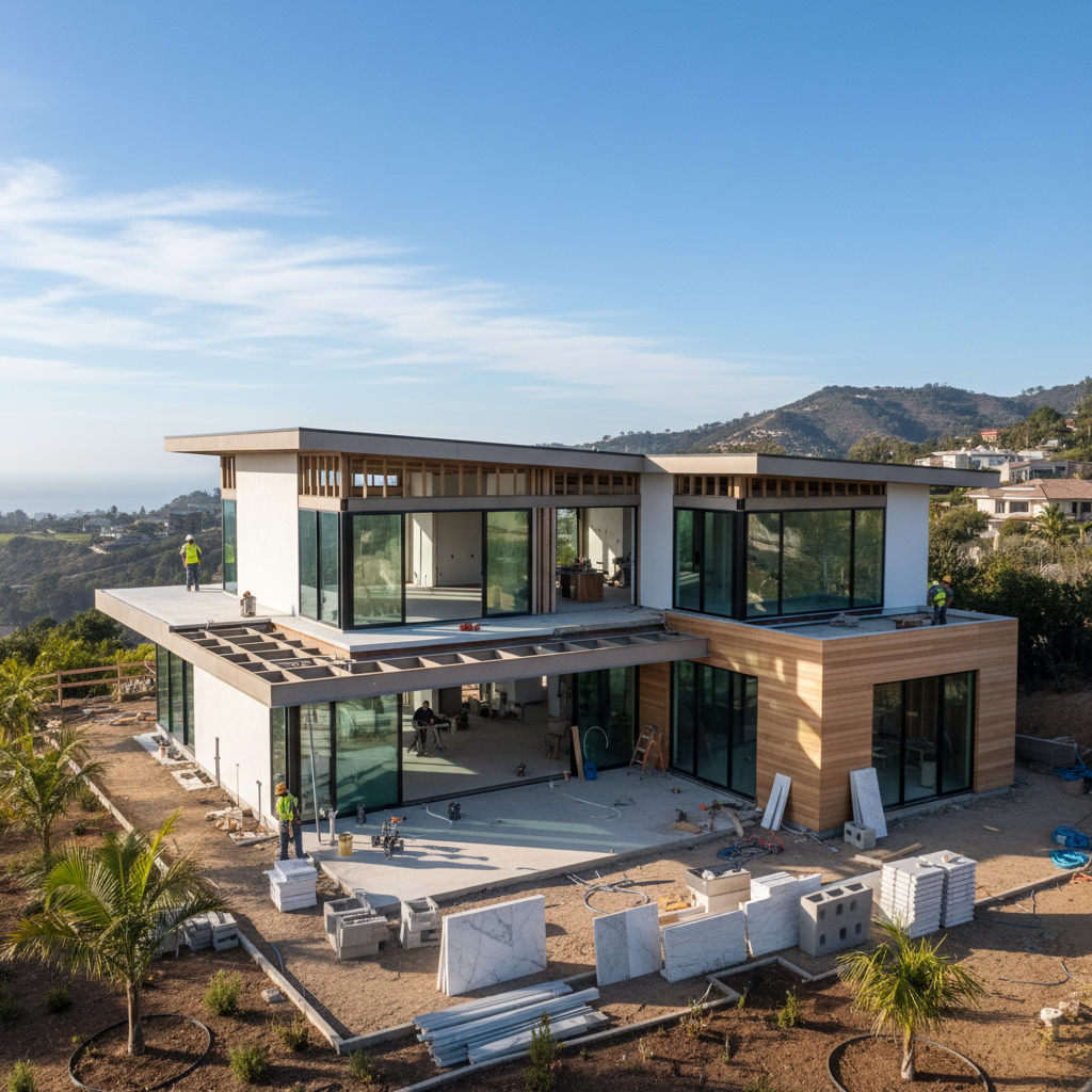 Single-family home construction