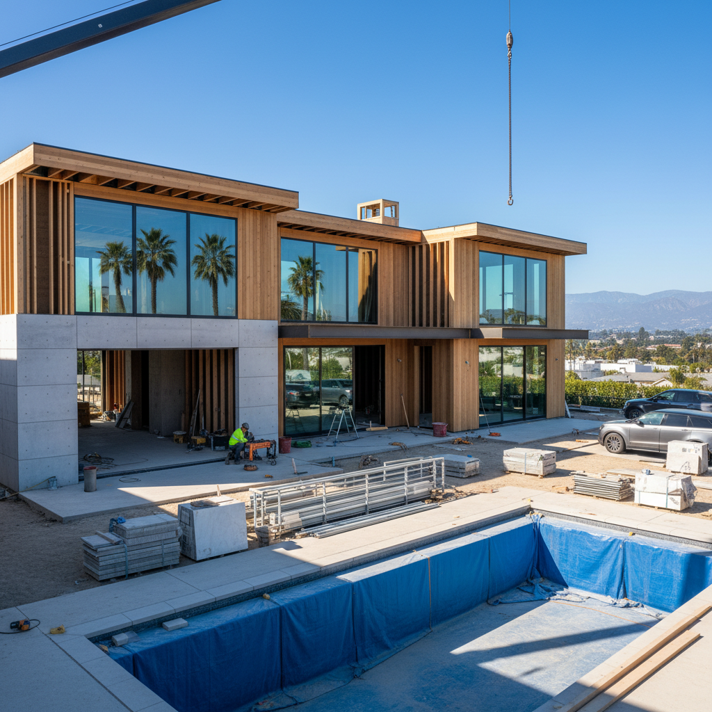 Single-family home construction