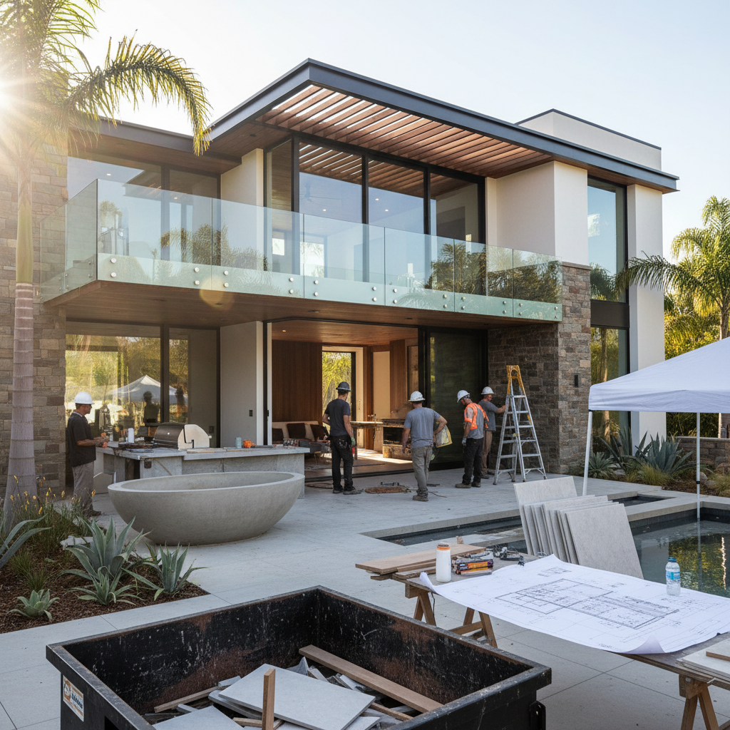 Exterior home renovation