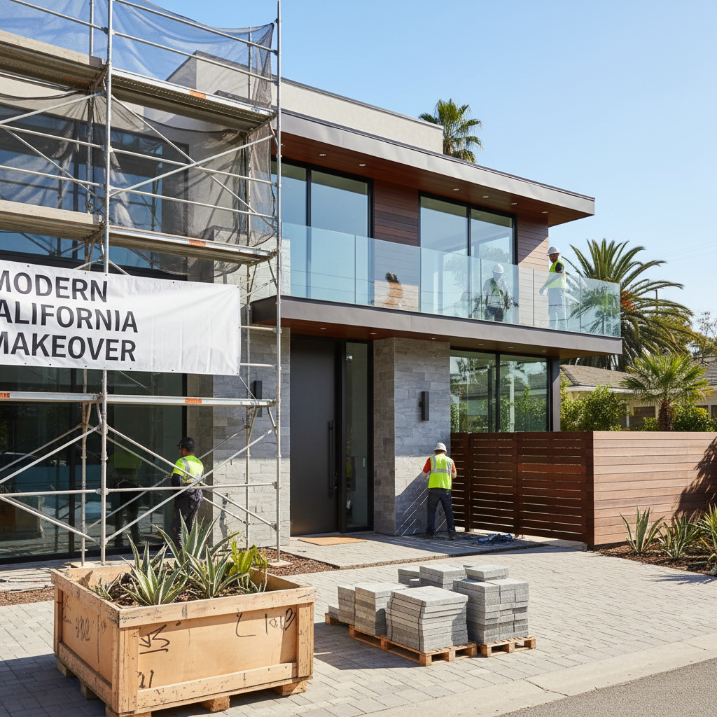 Exterior home renovation