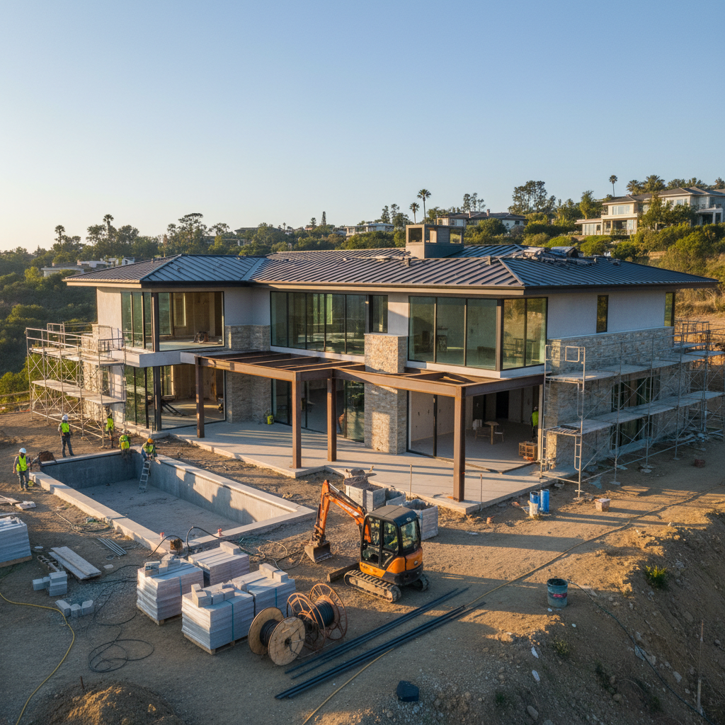 Single-family home construction